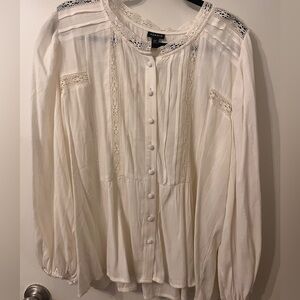 Boho Peasant Style Blouse